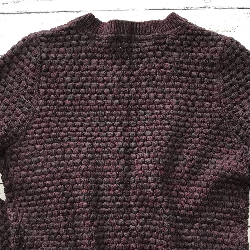 NWOT Victoria’s Secret Slim Fit Chunky Knit Marled Crewneck Sweater - Picture 9 of 16